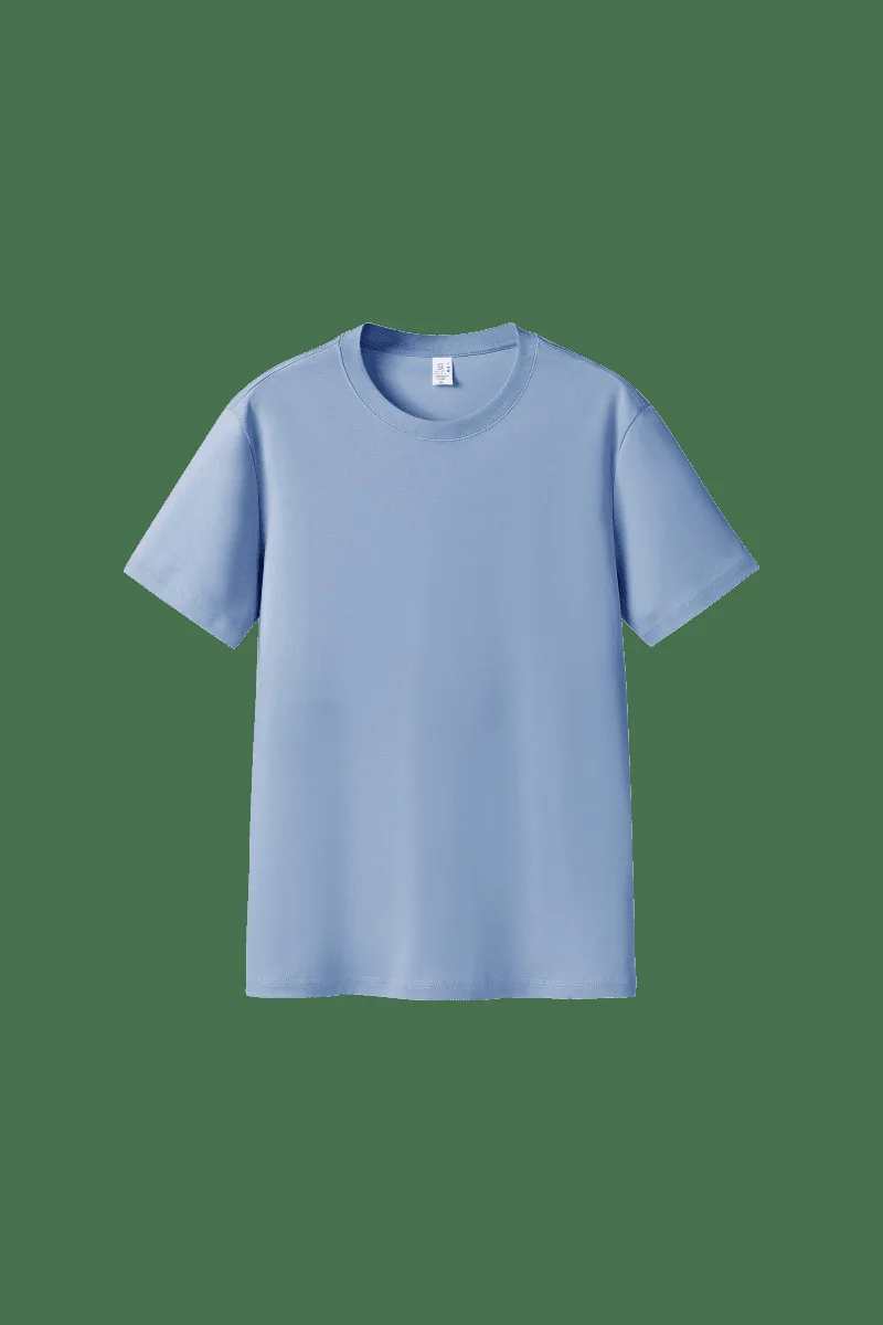 Custom Logo Anti-Wrinkle washed oversize t shirt  Blank plain short sleeve solid color cotton  t-shirt women