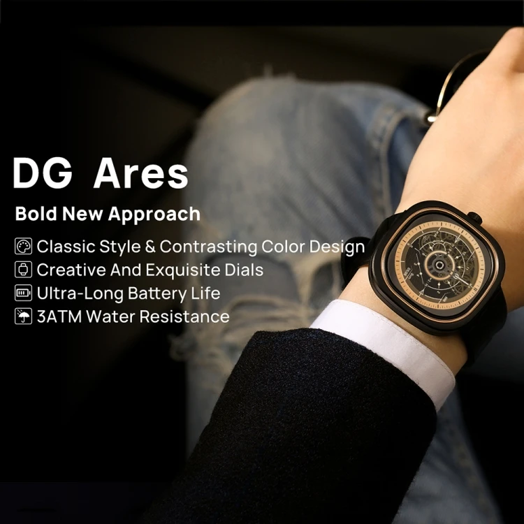 2022 Fashion Men Watch DOOGEE DG Ares 1.32 inch LCD Screen Lcd Screen Waterproof Smart Watch DOOGEE Smart Watch