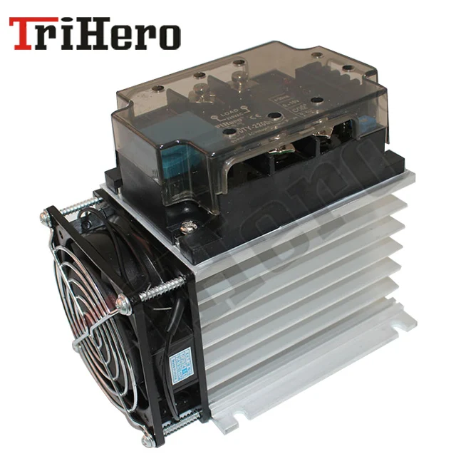 Trihero однофазный кремниевый Тиристор регулятор напряжения питания 75А, духовка, водонагреватель Используйте регулятор напряжения переключения фаз