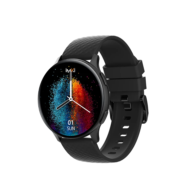 New IMIKI KW66pro Smart Watch 1.43AMOLED Display 22 mm BT Calling 100+ Sports Modes IP68 Fashion Business Modeling Metal Case