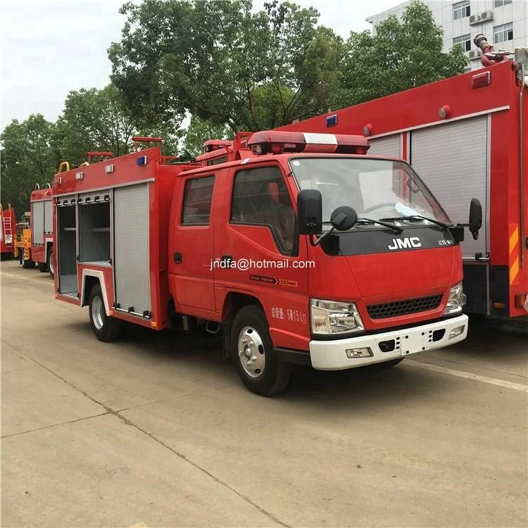 JMC Cheap Chinese Emergence Vehicles 2000L Fire Engines
