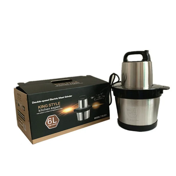 2024 Top sell factory price wholesale copper or aluminum electric 6l meat grinder meat mincer fufu pounding machine