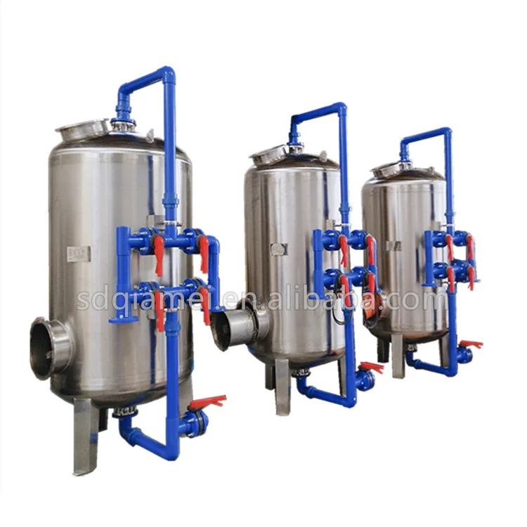 
Industrial commercial Water treatment multi media filter and active carbon filter 