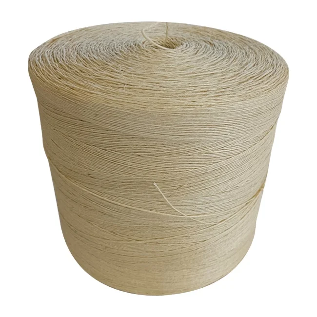 Native color twisted jute yarn/jute packaging rope, environmental protection, high strength