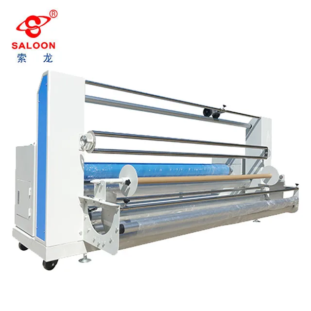 Saloon Woven Fabric Edge Aligned Cloth Rolling Machine