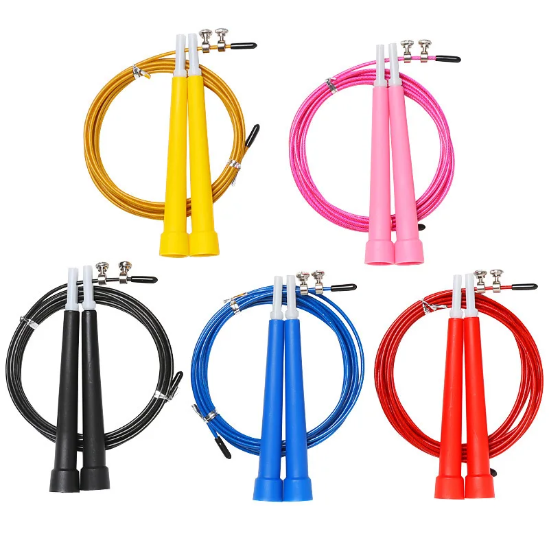 Custom Wholesale Adjustable PVC Plastic Kids Crossfit Fitness Heavy Speed Weight Skipping Jump Rope For Children