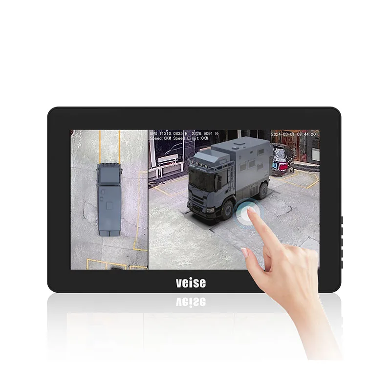 360-Degree Around View Monitor Integrated System with Around View Monitor Touch Screen Monitor