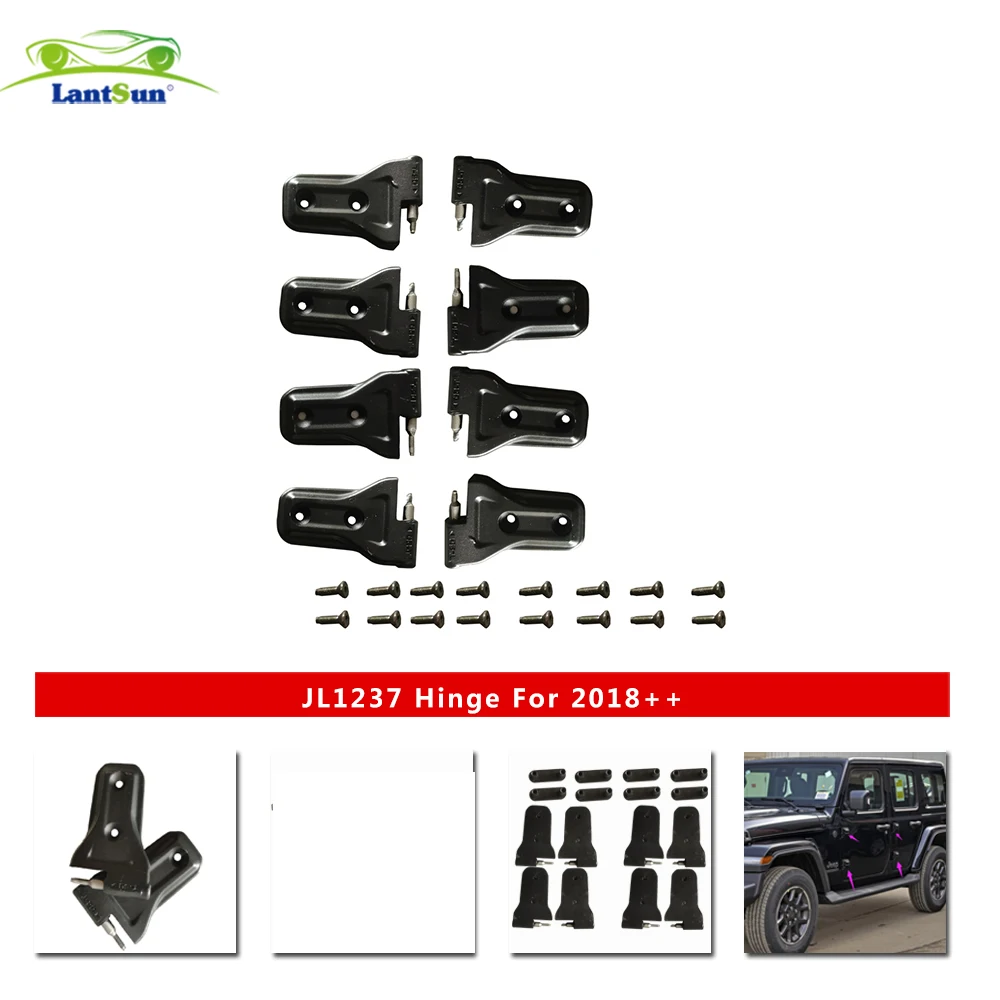 Lantsun JL1237 car door hinges for Jeep for Wranger JL 2018+
