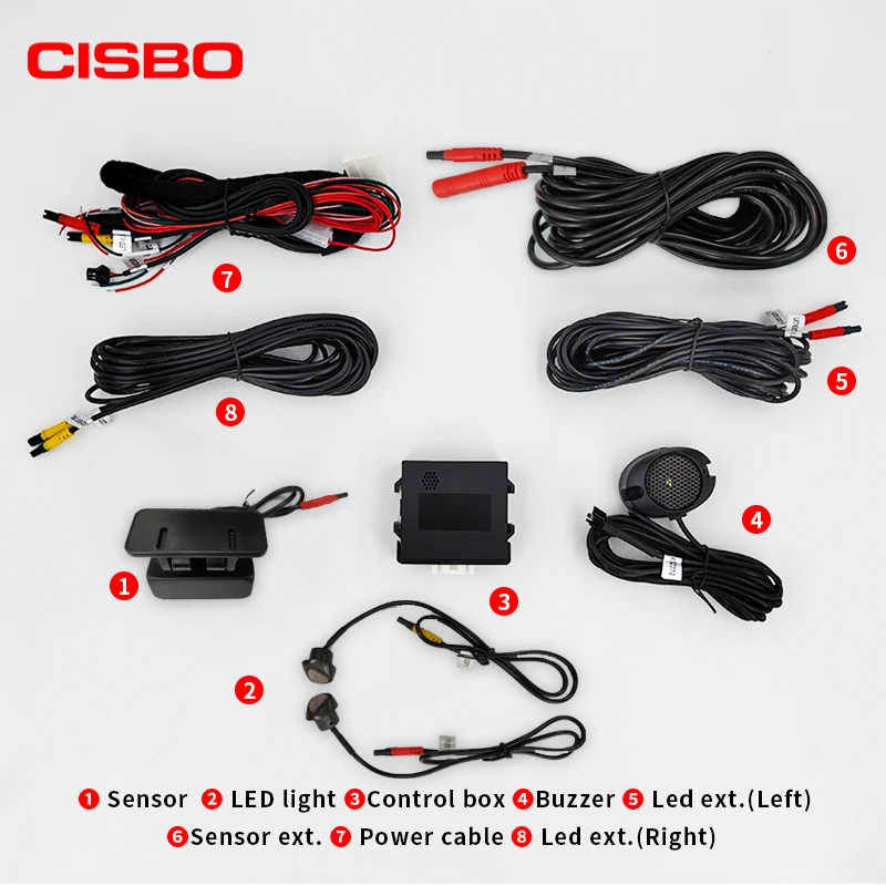 77ghz windshield installed car side mirror blind spot sensor driver monitoring system