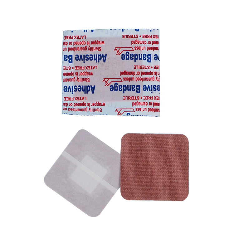 Medical Supplies Custom Material Size High Elastic Cotton Fabric Wound Bandage Adhesive Plaster Ban Aid-T