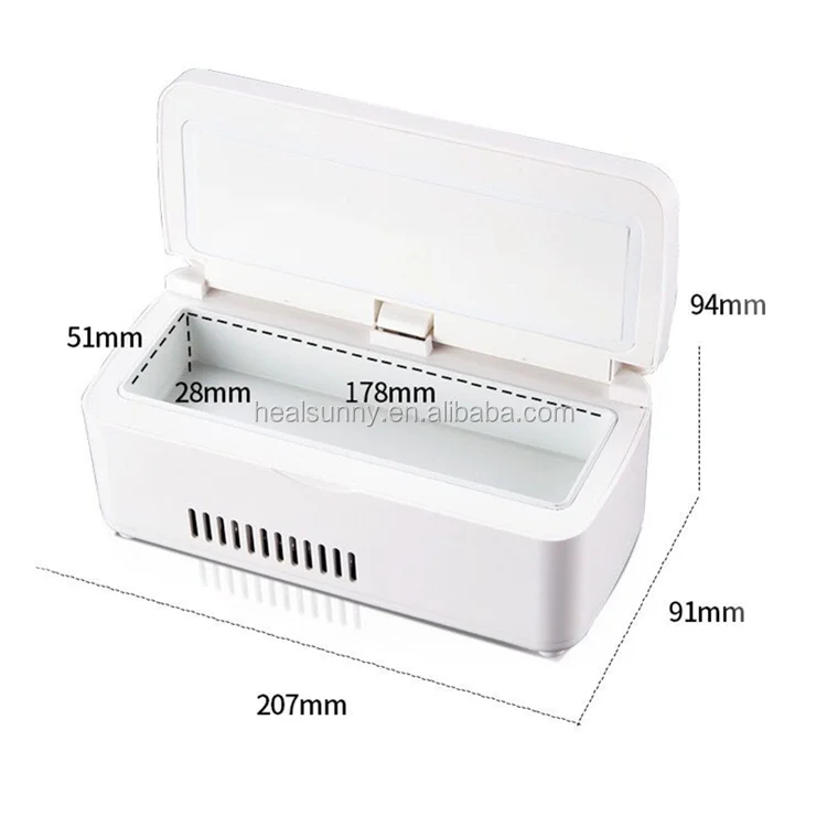 
2020 New Portable battery mini fridge insulin cooler travel case box 