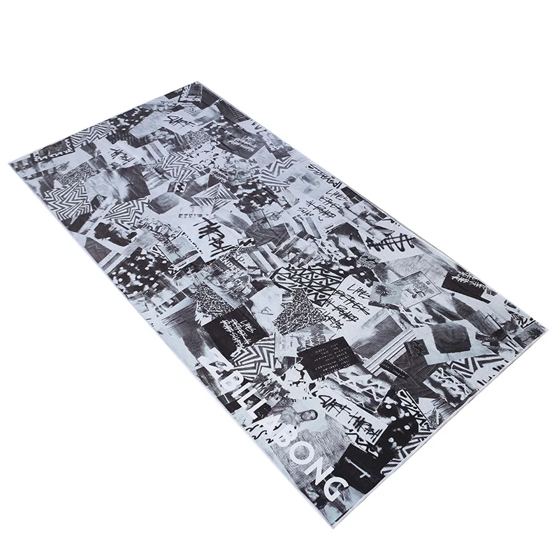 Custom printing 300gsm microfiber waffle bath towel