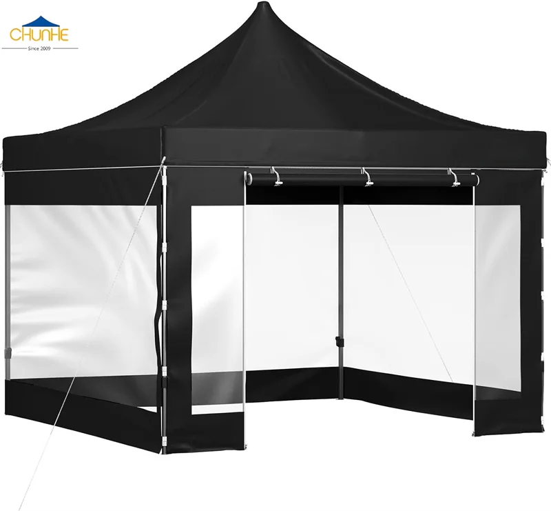 Outdoor General10*10  10*15 10*20Canonp Tent Party Wedding Automatic Folding POp Up Tents For Events