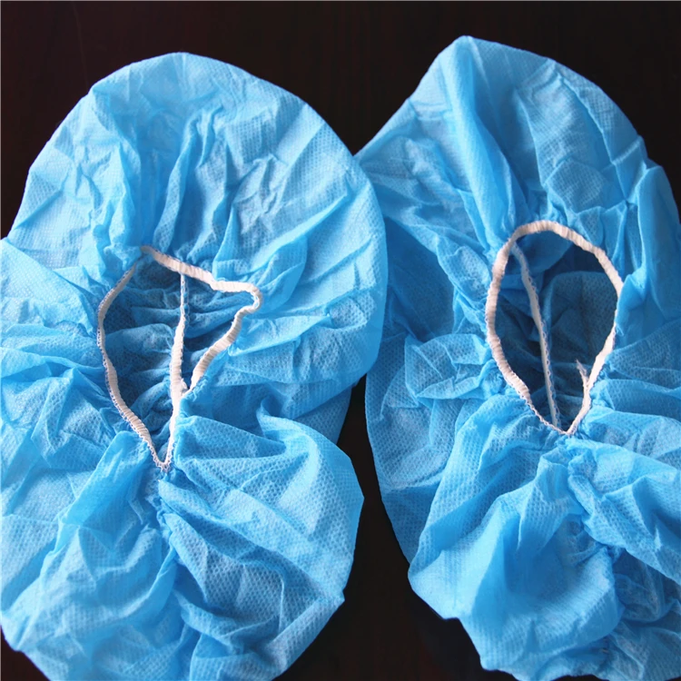 Wholesale High Quality Dust Proof Disposable Non-woven Shoe Cover CPE Protector Breathable Indoor Isolation