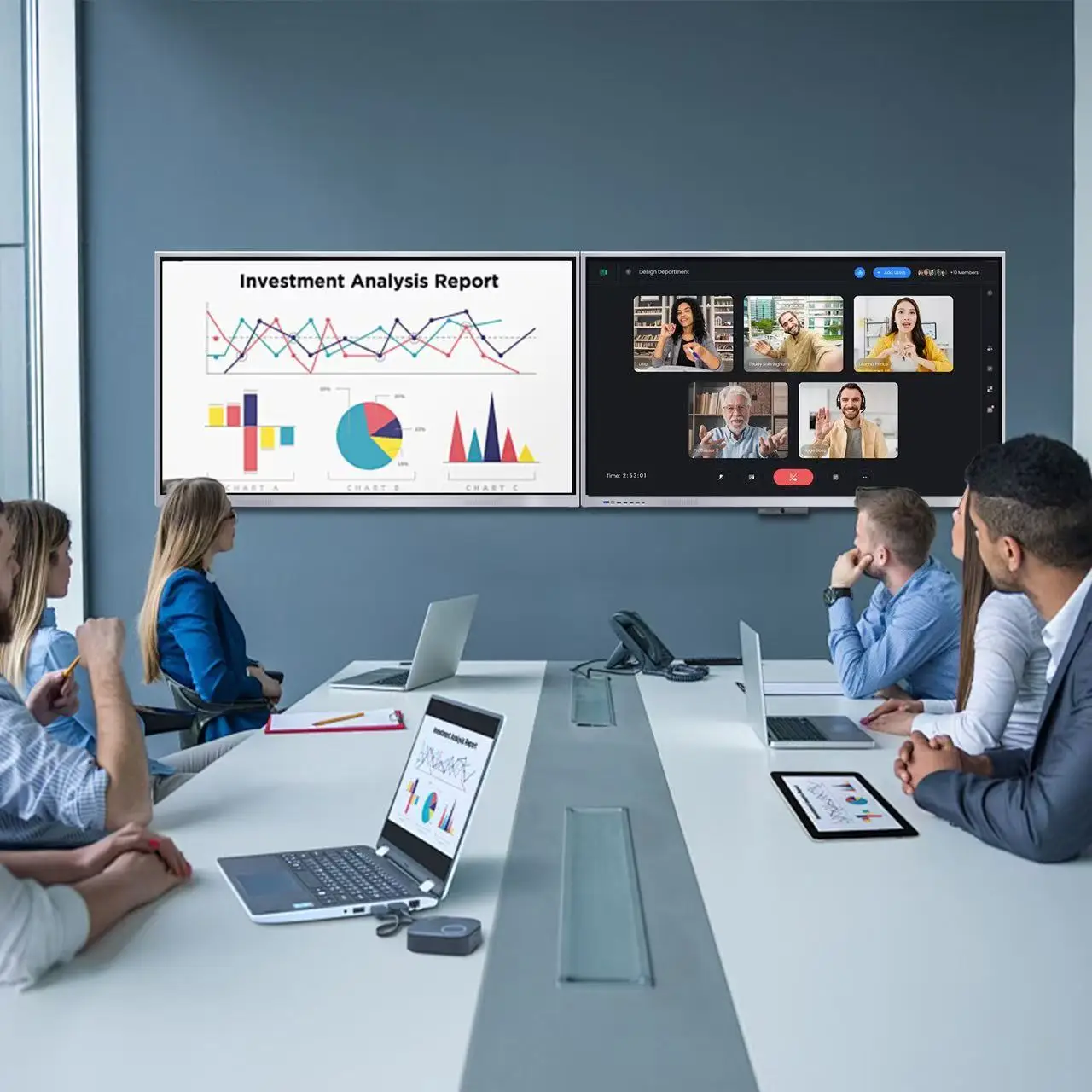 65inch Smart TV Android system Kiosk Totem media player wall mounted signage Lcd Monitor Display Screen