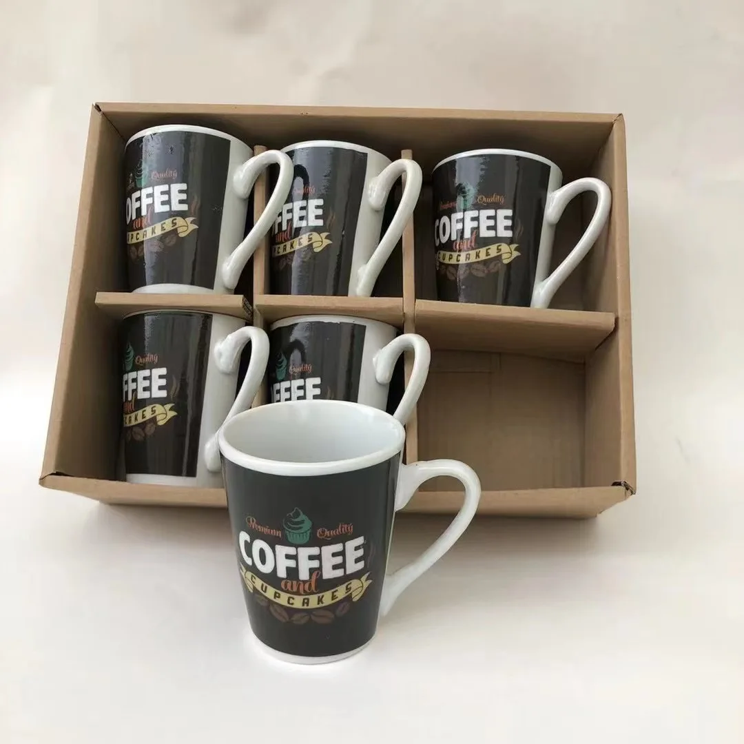 8oz Porcelain mug, ceramic mug, coffee cup