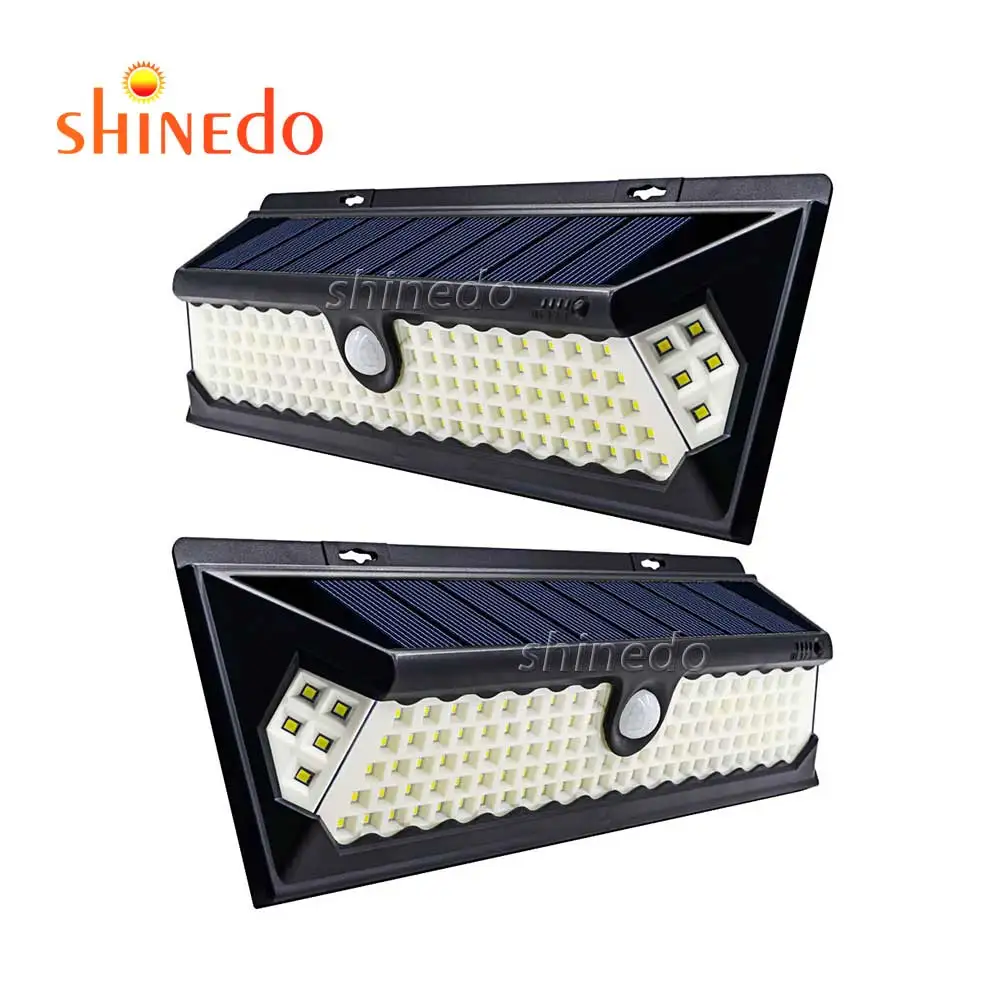 Goodland LED Solar Light Outdoor Solar Lamp Powered Sunlight PIR Motion Sensor Waterproof Street Lamp for Garden Decoration