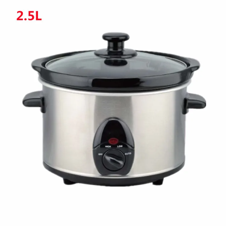 Multifunctional electric casserole slow cooker 1.5L/2.5L/3.5L/4.5L/6.5L simple mechanical pottery stew pot