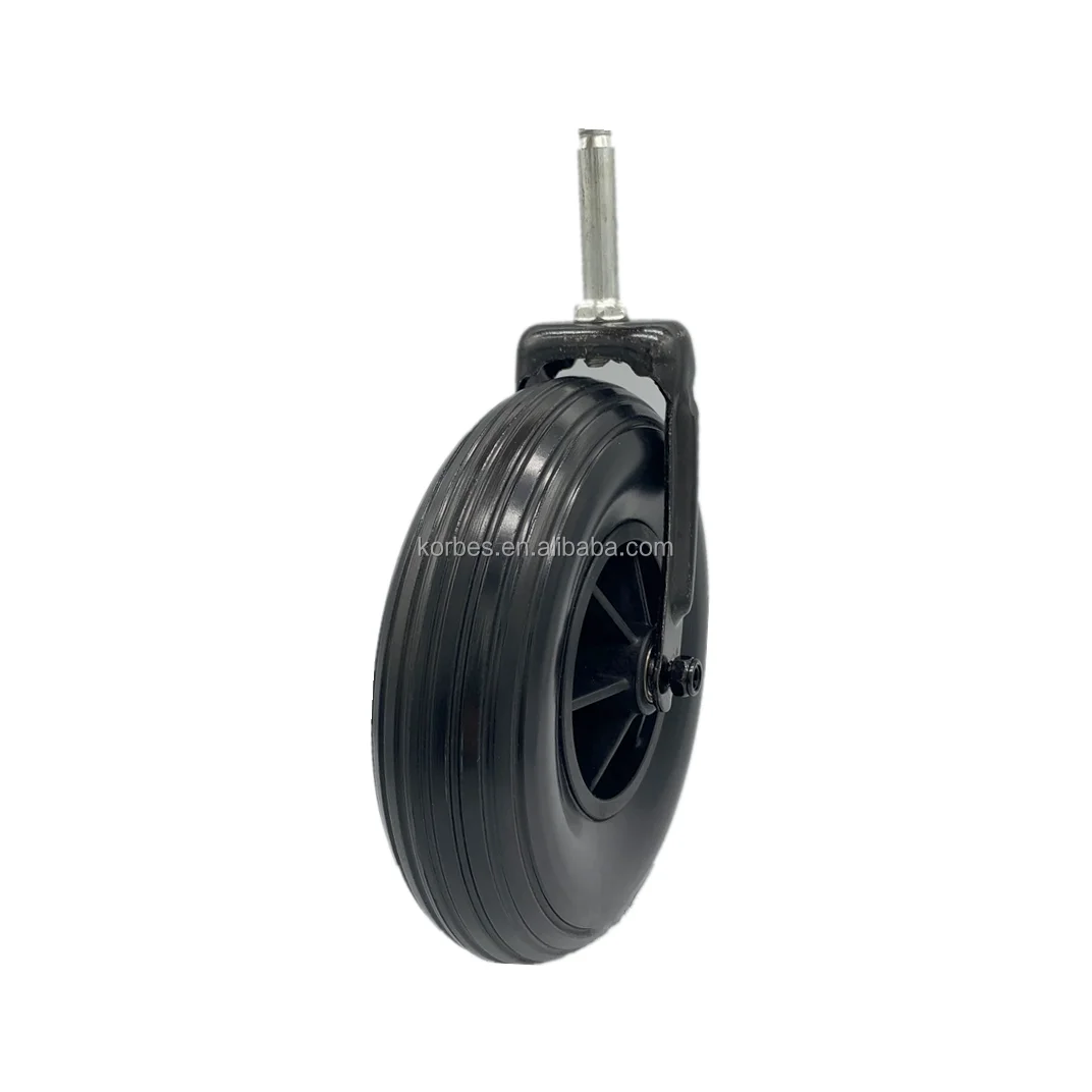High performance 200x50 pu front tyre electric mobility scooter wheel pu foam wheel