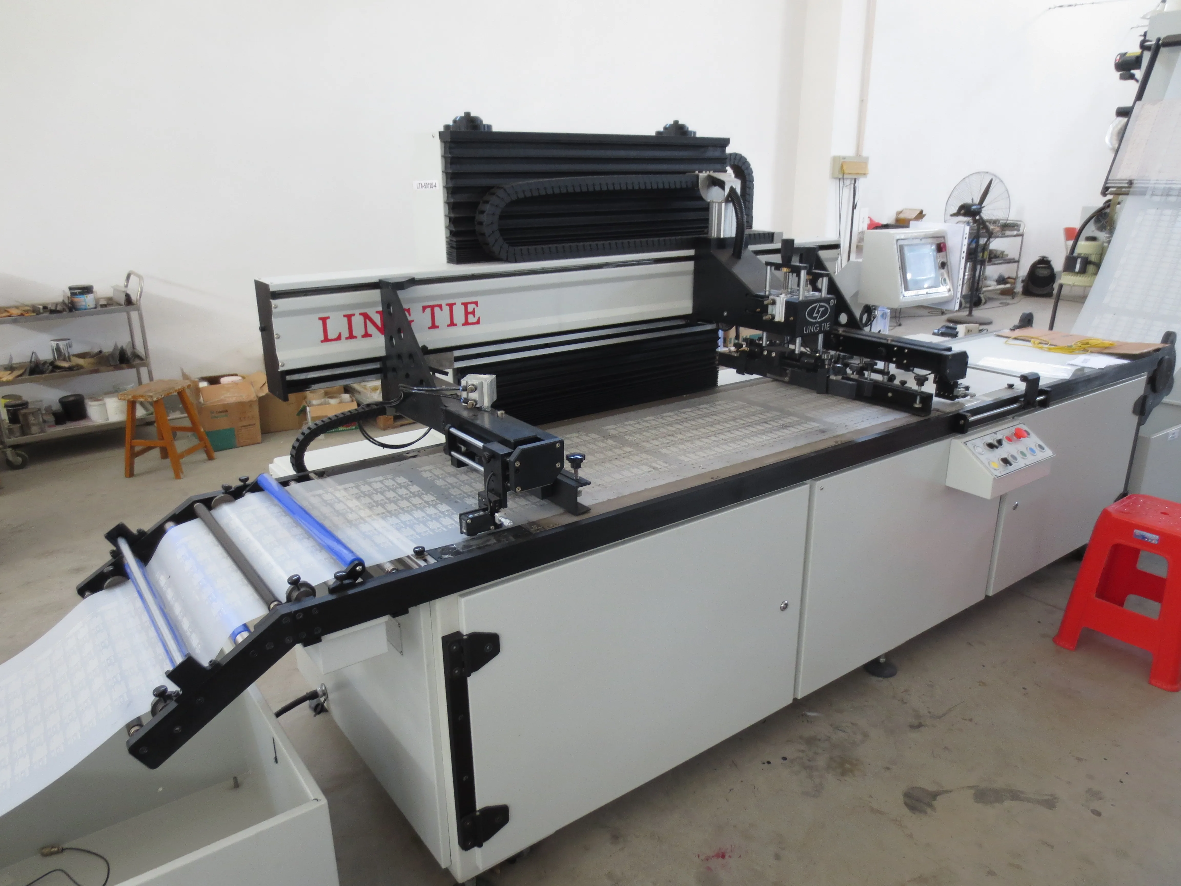 Silicon Rubber Keypad automatic multi-functional roll to screen printer