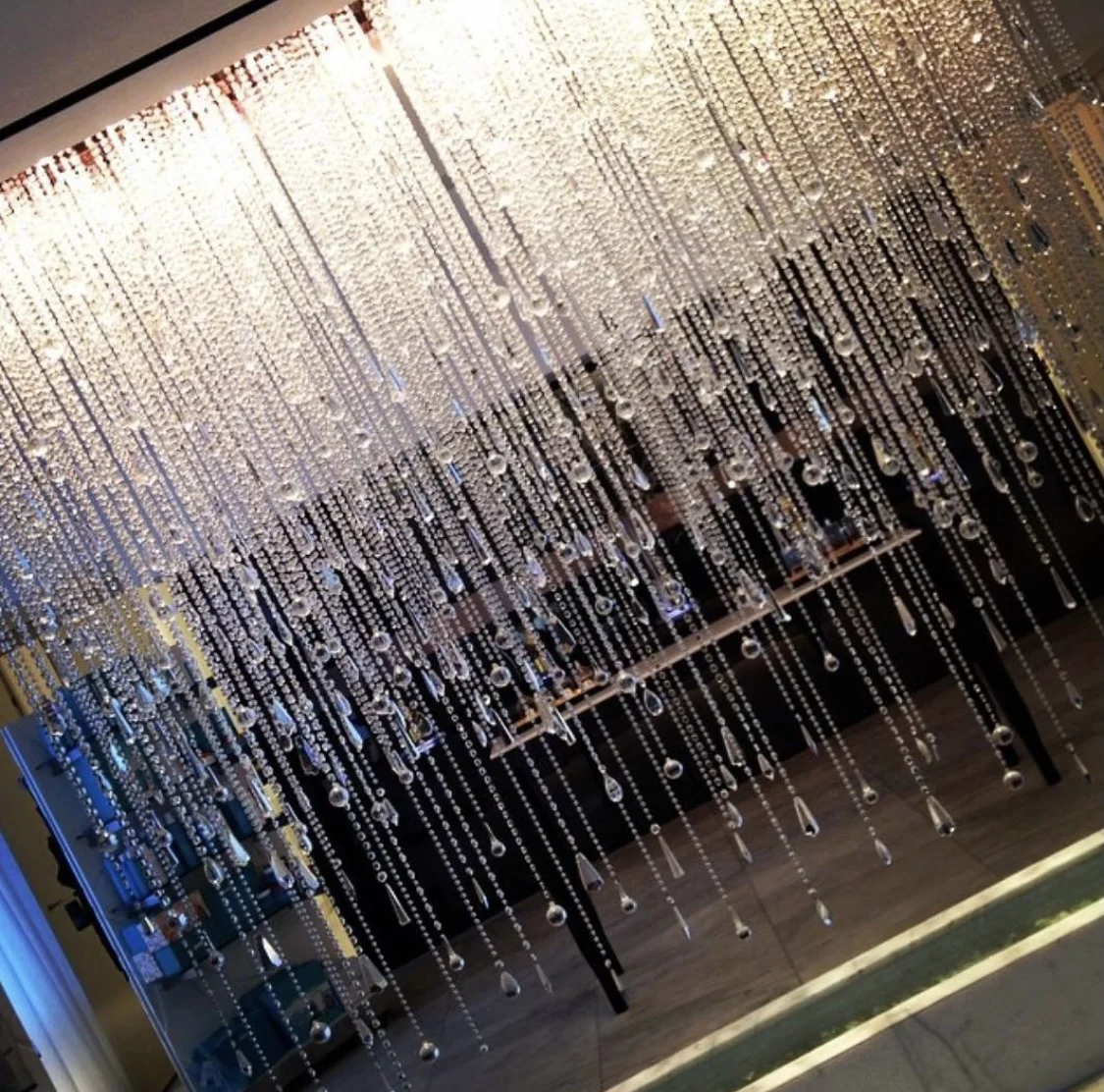 wedding acrylic crystal wall curtain for weddings decorations