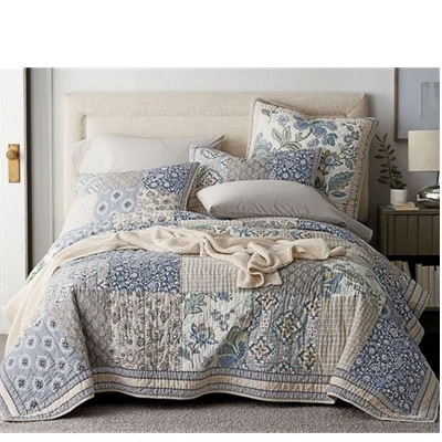 Reversible Throw Colorful Striped Pattern Bohemian Blanket quilted blanket bedspread