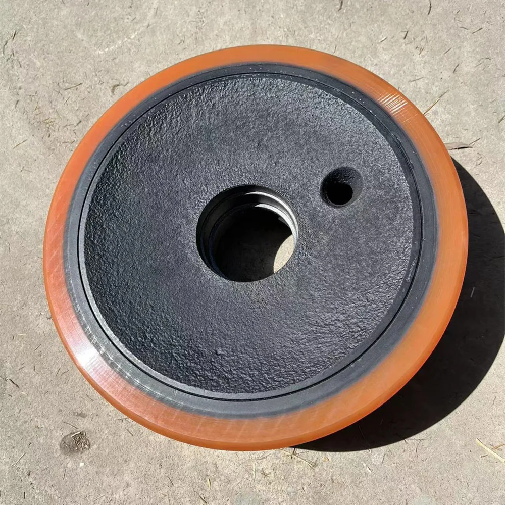 Long Service Life 285x100 (47x24) mm LINDE Part No. 0029902329  0029903807 Durable Poly urethane Solid  Load wheel