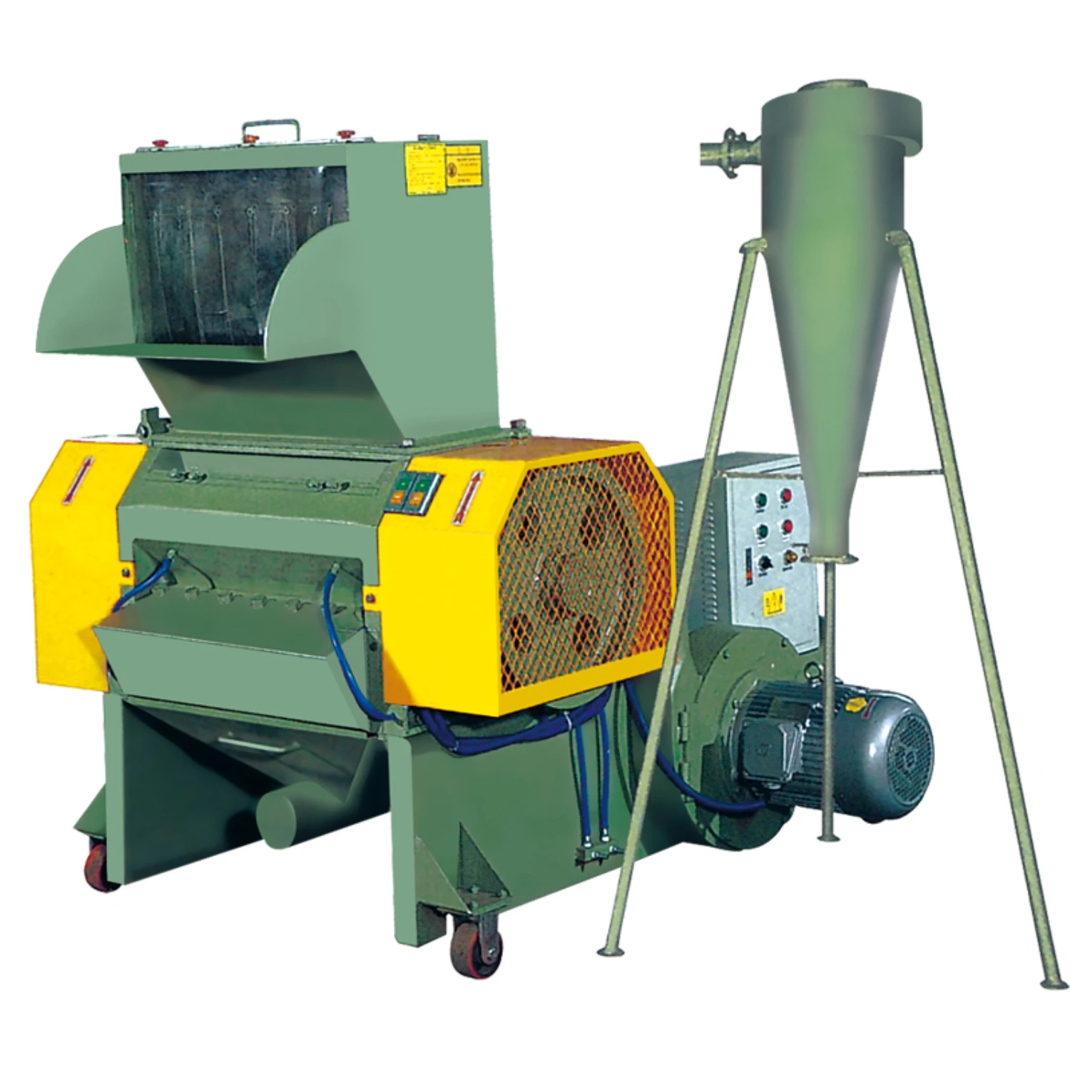 Plastic recycling crushing machine