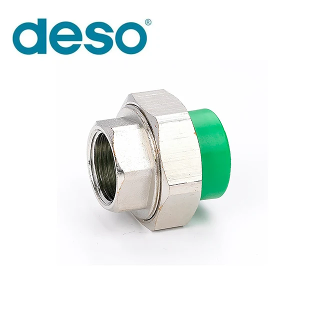 DESO ISO Weld Connection Head Bushing Quick Coupling Tee Elbow Union All Types PPR Plastic Plumbing Casting Pipe Fittings