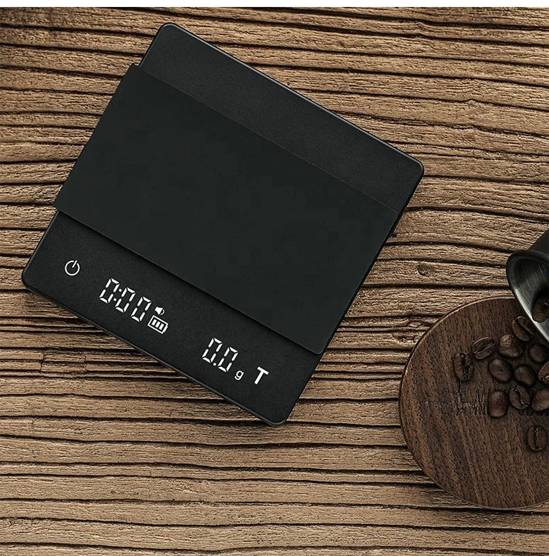 Customized Digital Kitchen Coffee Scale 2000g/0.1g High Accuracy Cyclic Rechargeable Electronic Scale Home Accessories 3BOMBER