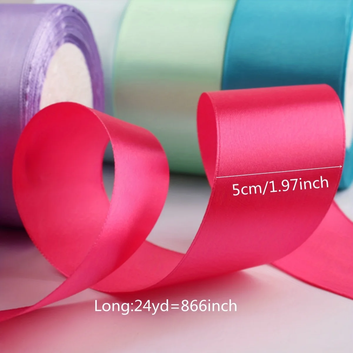 pink pleated packaging box with ribbon thermal transfer 2in satin ribbons silk bow decoration striped webbing ribbon