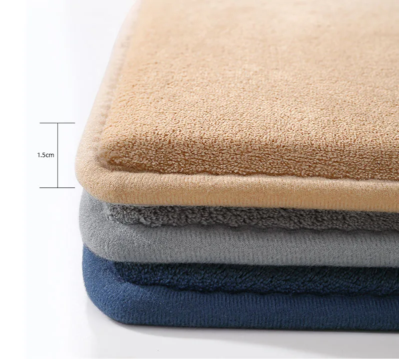 DAJIANG bathroom memory foam bath mats quick dry bath mat rug sets mat absorbent antis slip toilet carpet