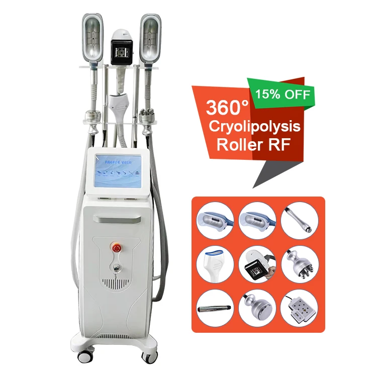 The Newly Upgraded  Radio Frequency Skin Tightening Fat Freezing Machine Slimming Shaping  Weight Loss Ultrasound Cavitation