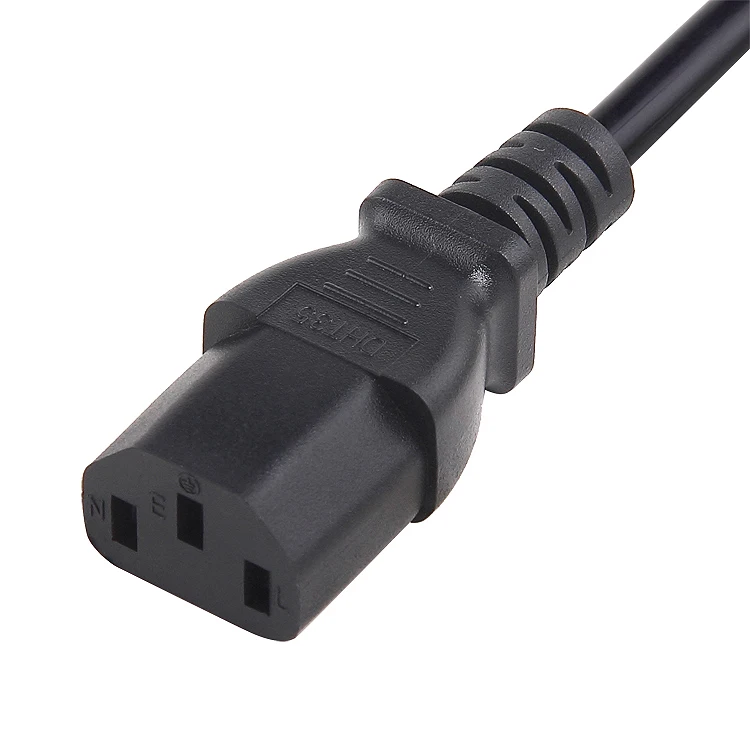 Wholesale high-quality India Plug 3 core Ac Computer Power Cord 3 Pin Cable For Computer Ac Power Cords