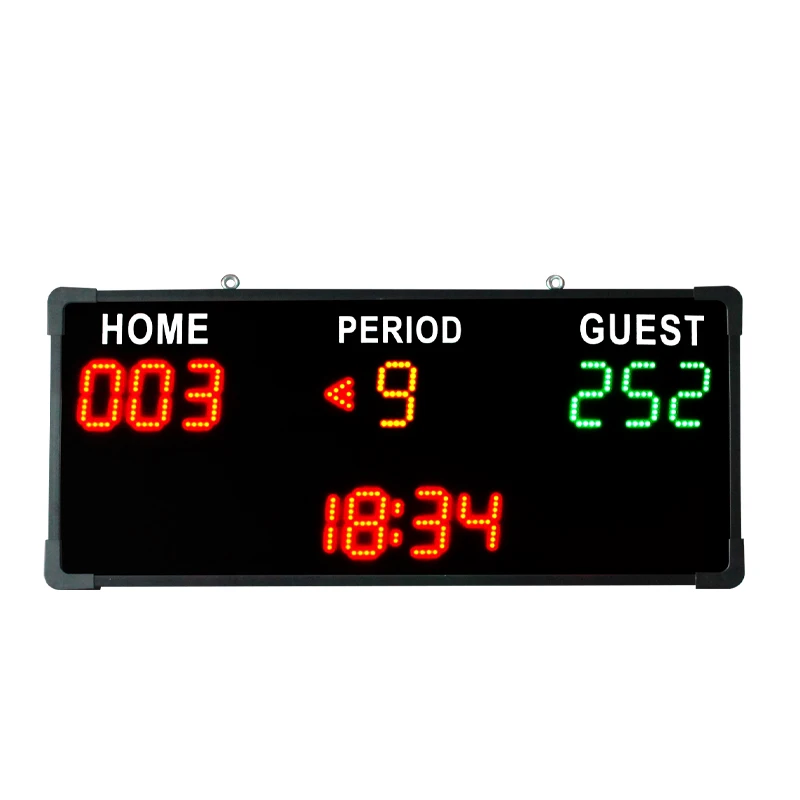 CHEETIE CP043 Indoor Use Remote Control LED Digital Sport Electronic Scoreboard With Game Clock