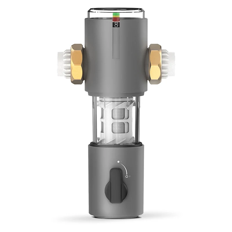 Popular Household Auto Backwash Cleaning Sediment Water Filter Cartridge with Stainless Steel Mesh Water Pre Purifier