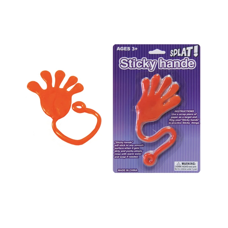 TPR Grabber Hand Sticky, Grabes Up To 7 Feet Away Funny Kids Hand Sticky Toy