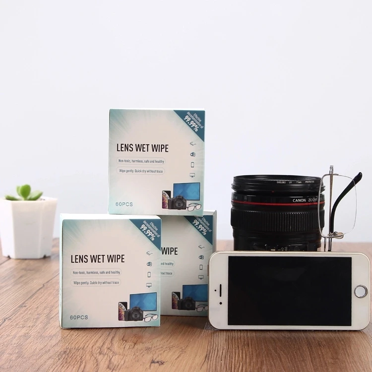 Лидер продаж, влажные салфетки для чистки линз
