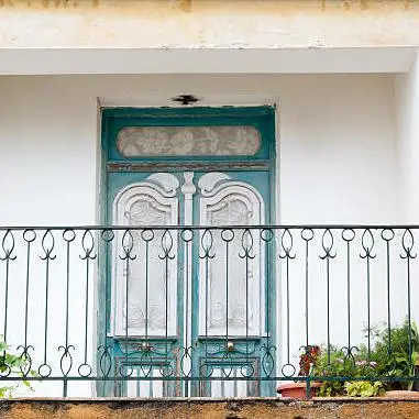 ST Foshan Railing Supplier Traditional Black Steel Panel Balcony Fence Wrought Iron Balustrade for America