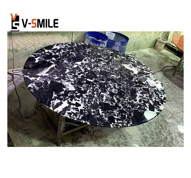Fantasy Polished Black Marble Slabs Nero Grand Antique Marble For Interior Decoration