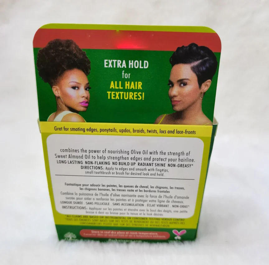 Olive Oil Hair Products Edge Styling Wax Hair Moisturizing Edge Control Gel Durable Setting Gel