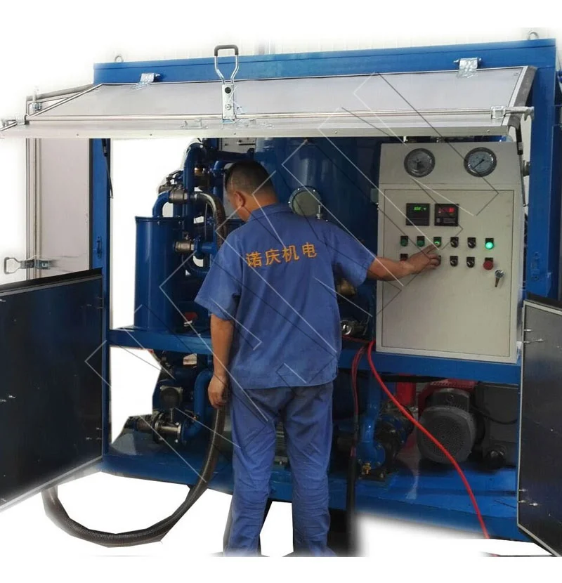 Oil Purifying System Oil Cooling Cleaning Protection Machine Transformer Insulating Oil
