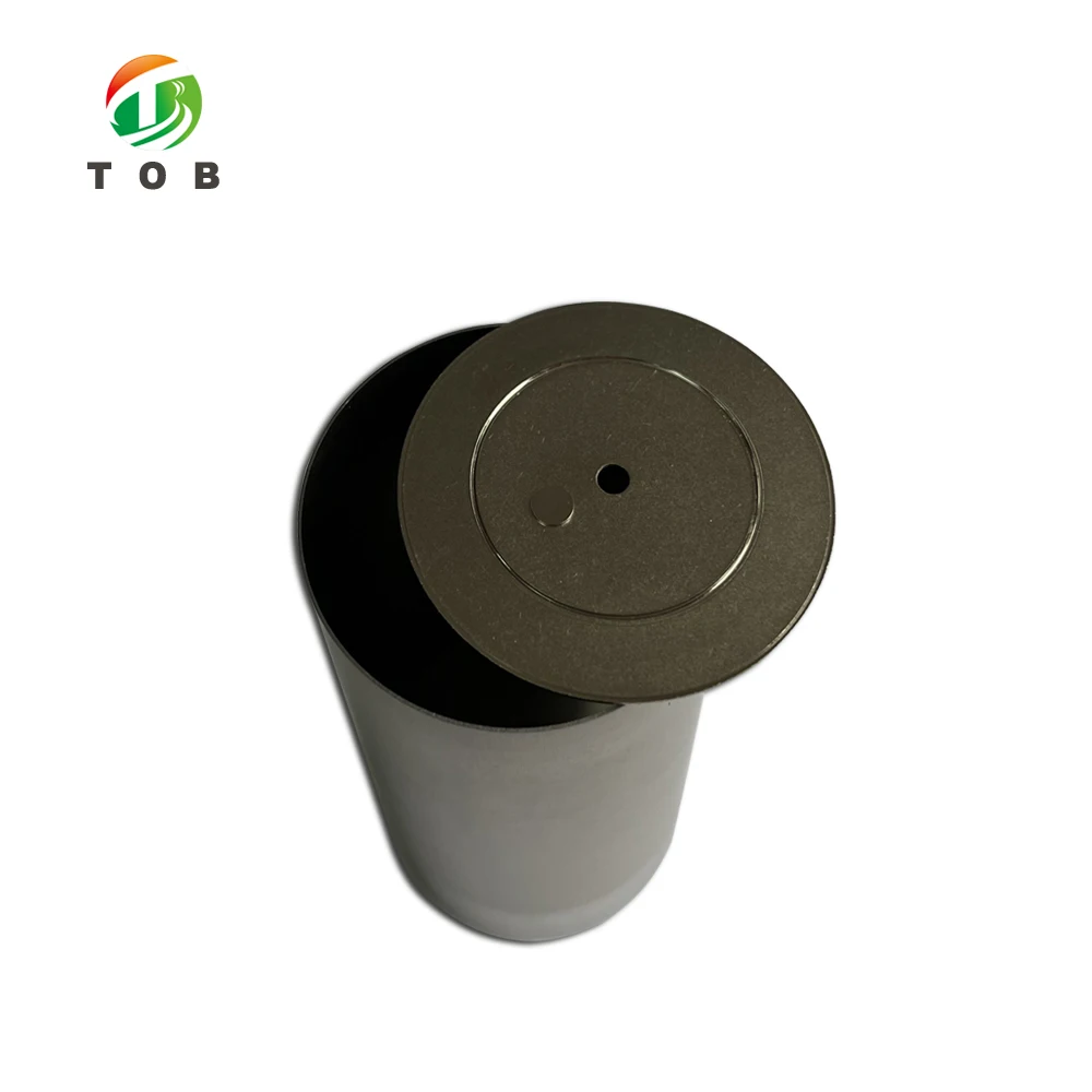 TOB Battery Materials Nickel Plated Stainless Steel 4680 Cylindrical Cell Case for EV Car Battery