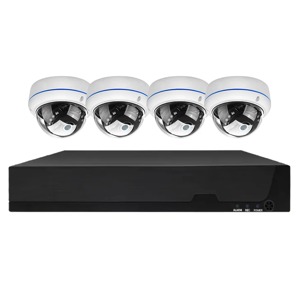 Guangdong manufactured POE IP NVR Network CCTV Camera Kit for indoor outdoor Home Security