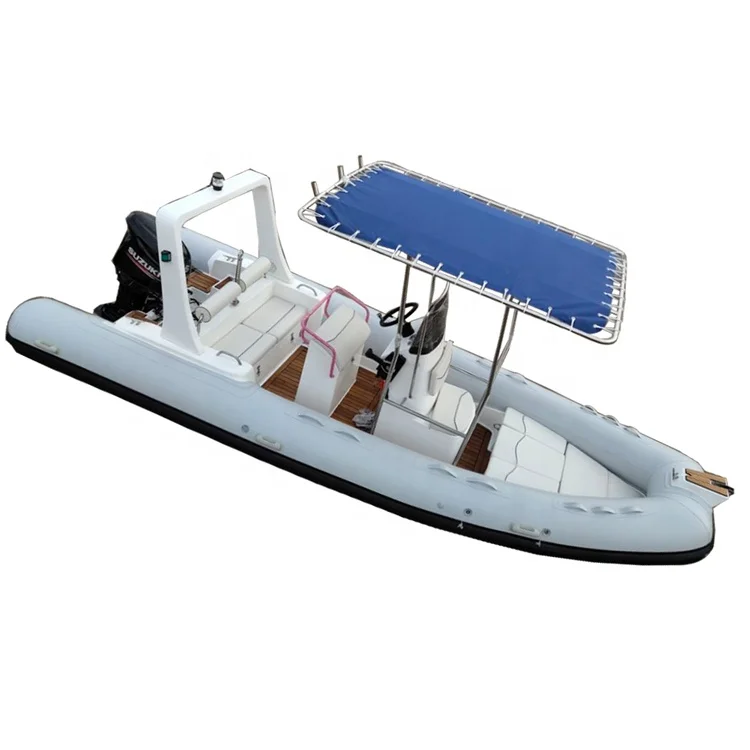 2024 Year New Luxury 6m Center Console Rib Hypalon Inflatable Boat for 8 Persons Yachts Genre