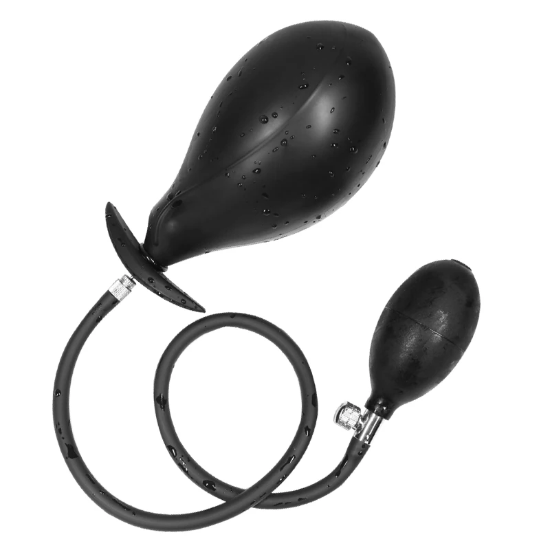 Moon hook medical waterproof silicone anal plug inflatable sex furniture women masturbate and flirt