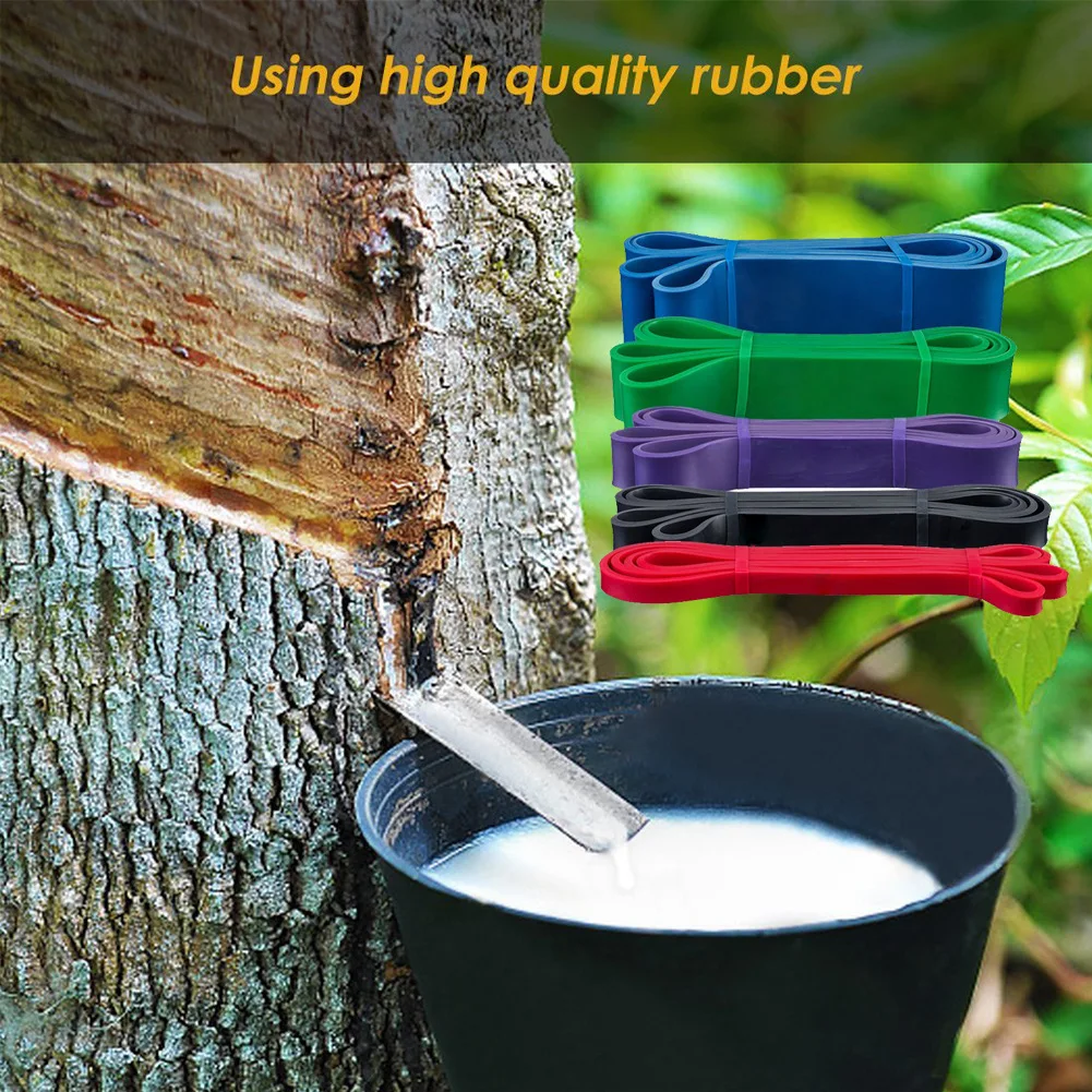High Strength Natural Rubber Resistance Band Elastic TPE Material Loop for Yoga Fitness Training