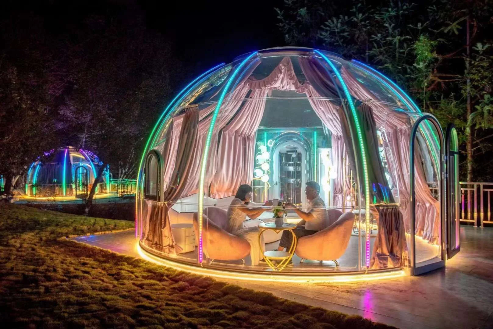 Modern popular bubble room homestay outdoor vacation mobile house