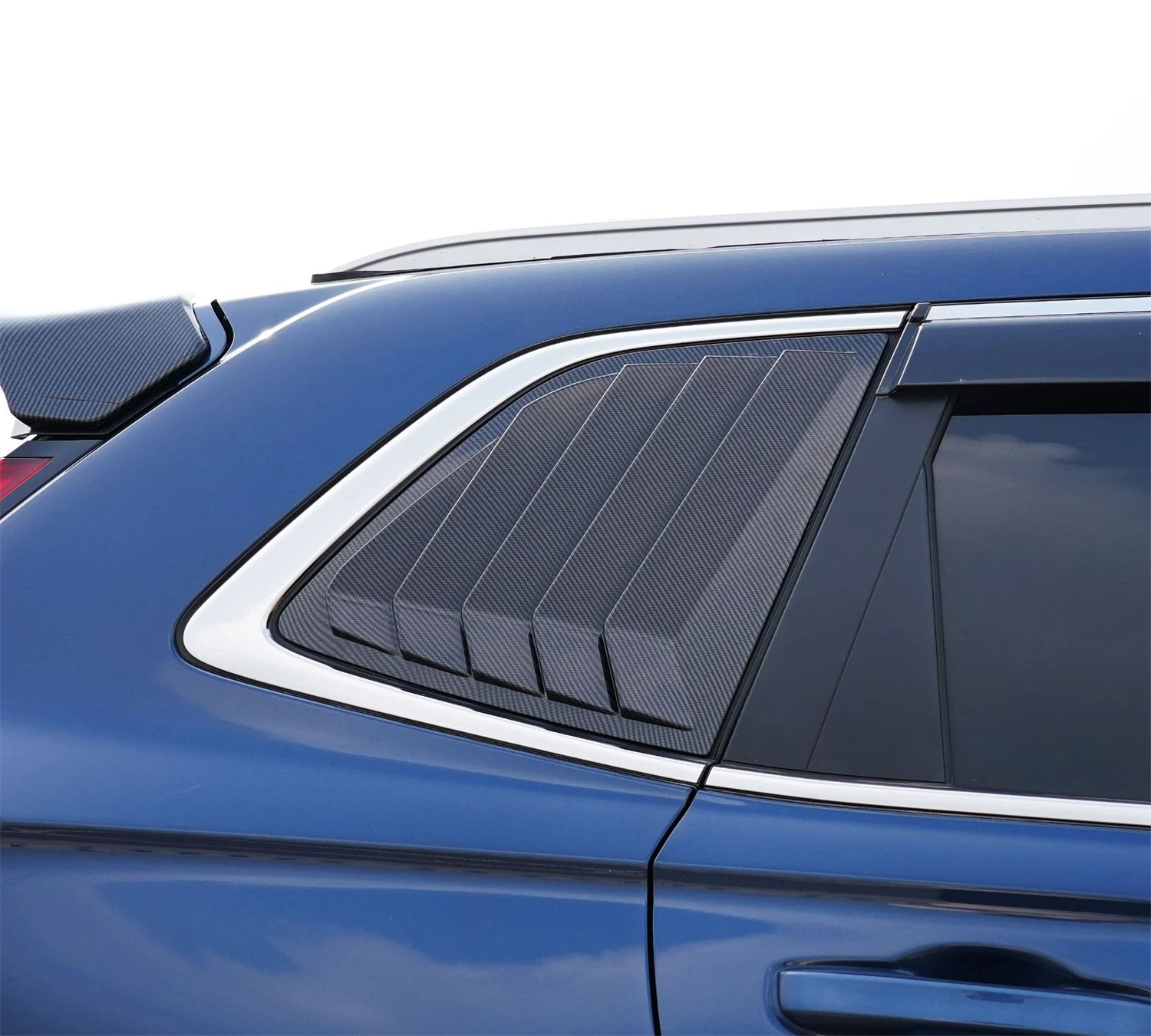 ABS Rear Glass Window Shutter Car Rear Window Triangle Cover Protector For Honda CRV 2023