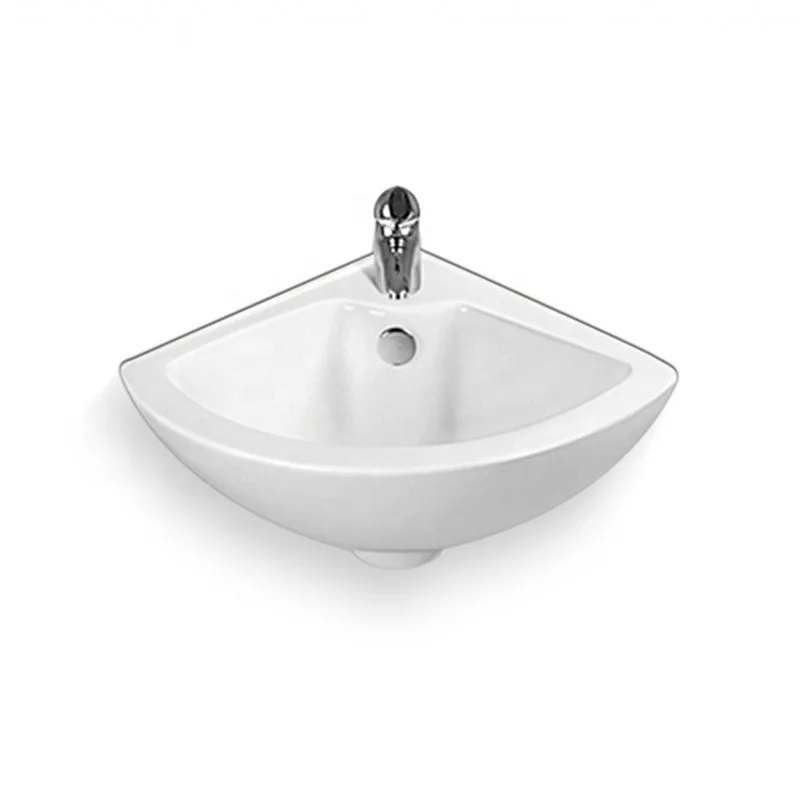 First-H109 Corner Luxury Designs Ceramic Lavabo Bathroom Sinks wall huang Wash Basin